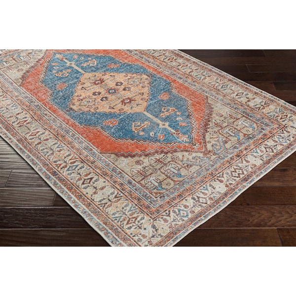 Tahmis THI-2704 Machine Washable Area Rug